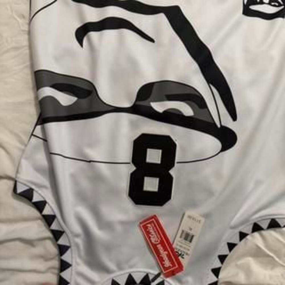 Dead Presidents 8 Reversible Jersey - Black/White - Men's XL NWT